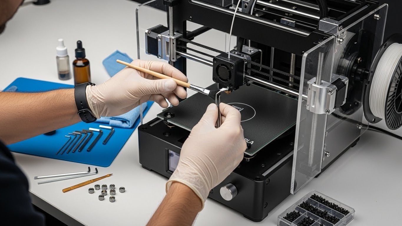 Обслуживание 3d принтеров для компактных настольных моделей