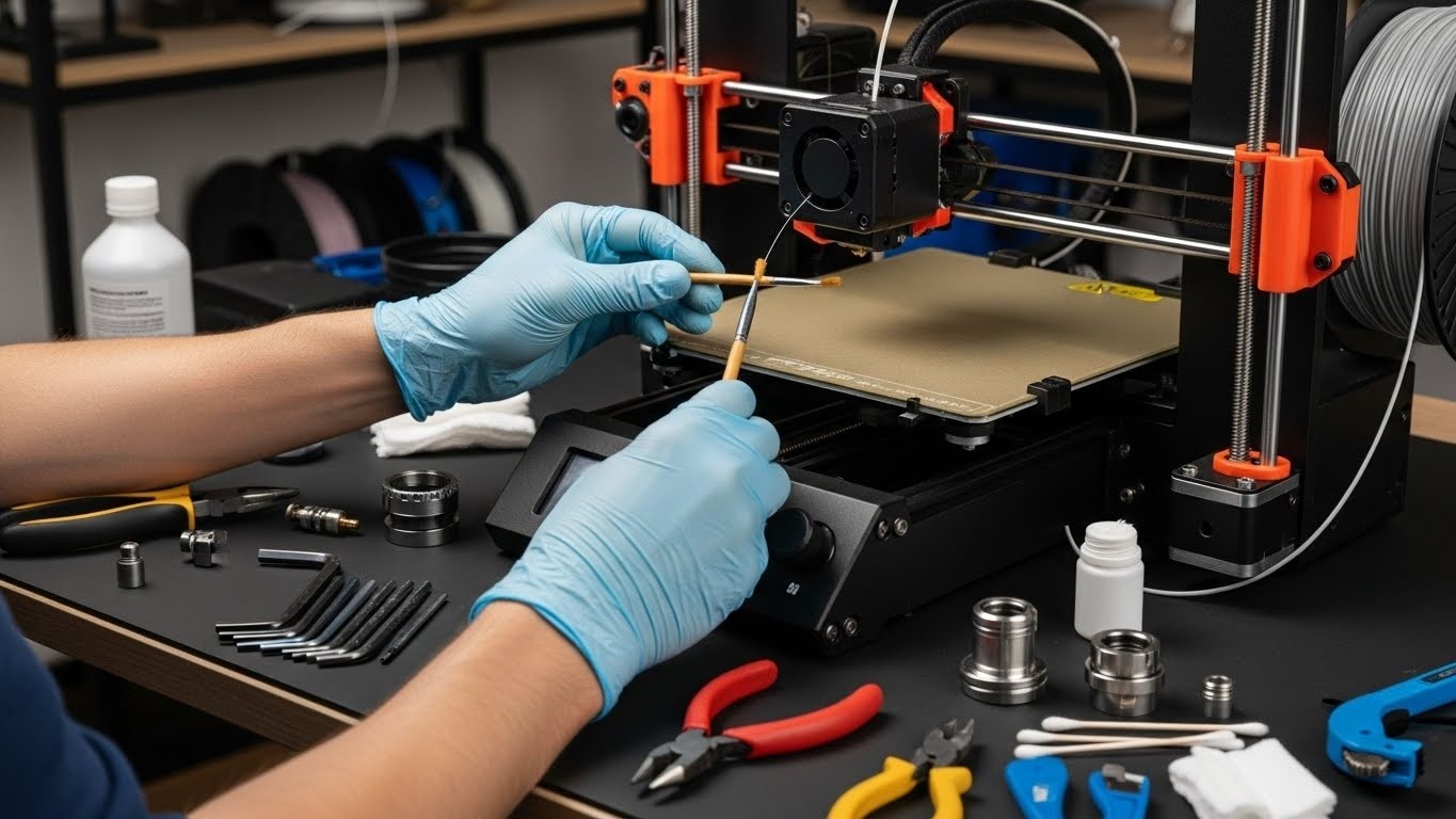 Обслуживание 3d принтеров для домашних настольных моделей