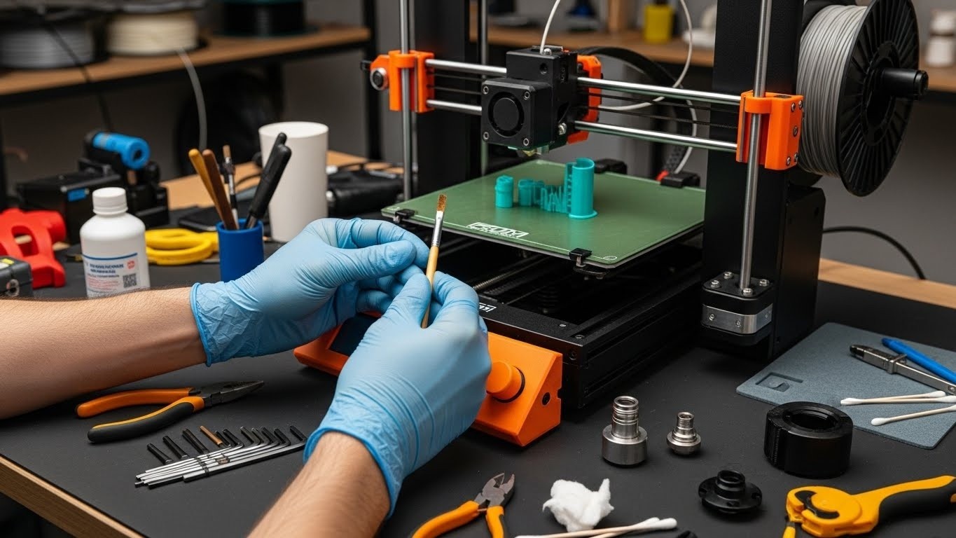 Обслуживание 3D-принтеров для домашних настольных моделей