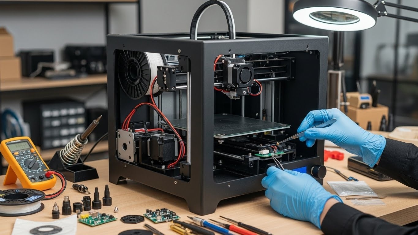 Ремонт 3d принтеров среднего класса для малых и средних предприятий