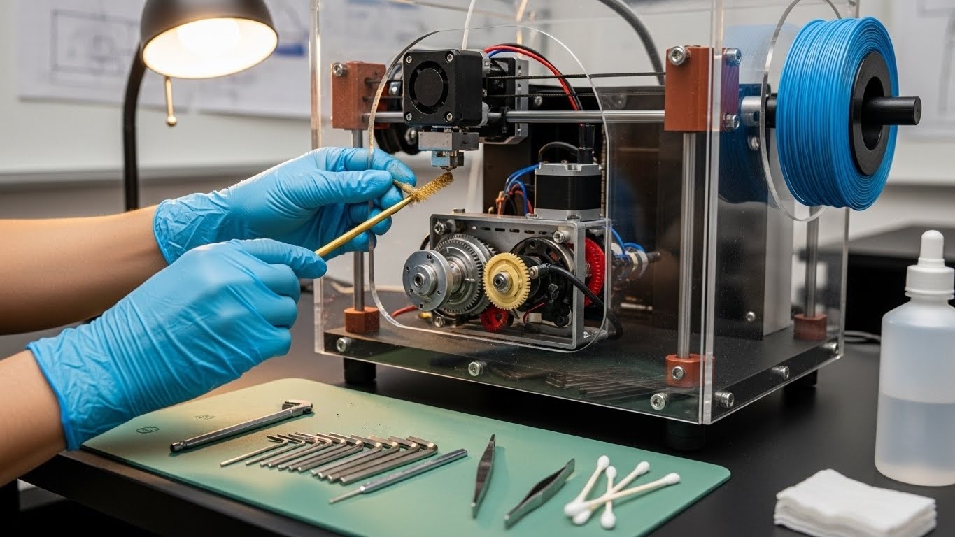 Обслуживание 3d принтеров для учебных настольных моделей