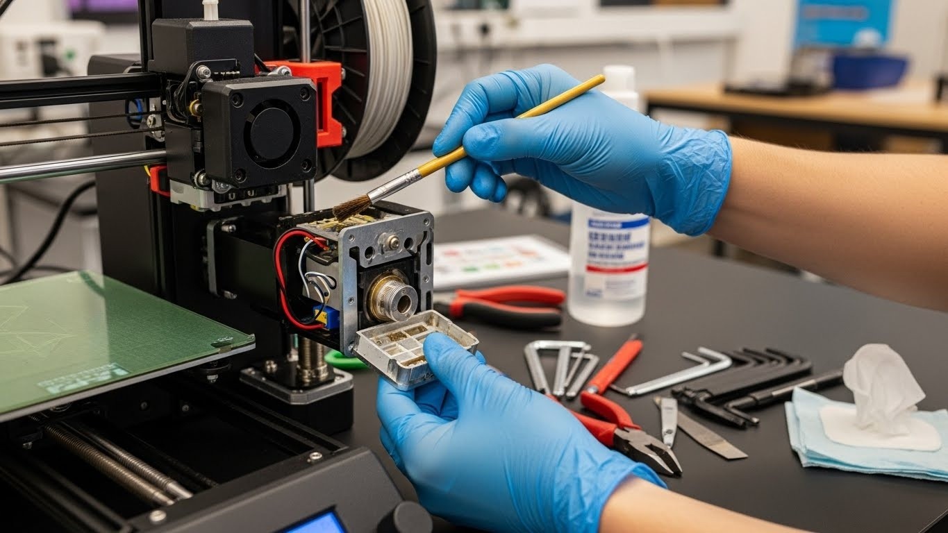 Обслуживание 3D-принтеров для учебных настольных моделей