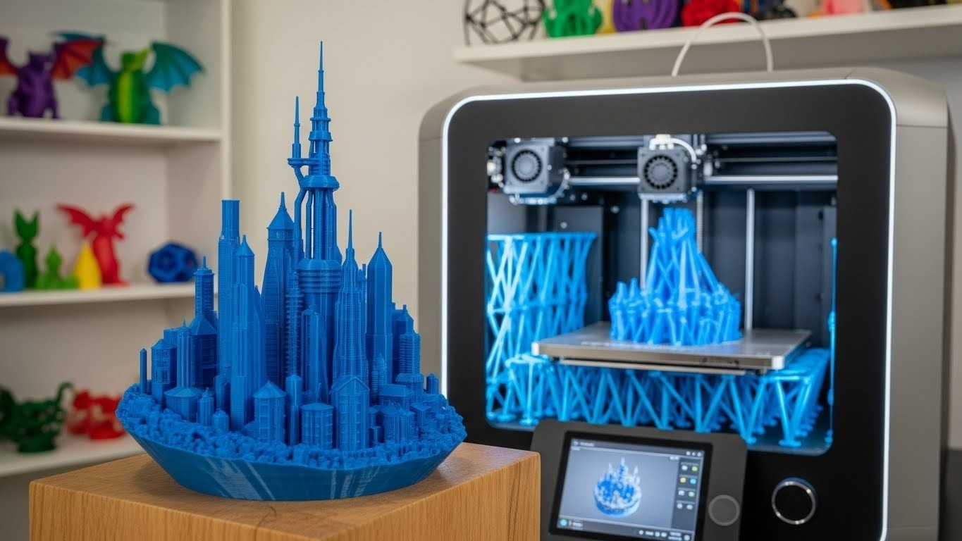 Обслуживание 3d принтеров для декоративных настольных моделей