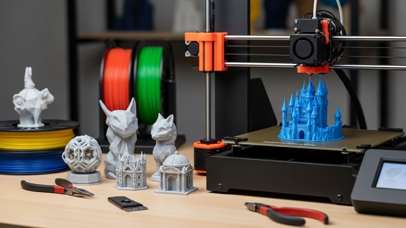 Обслуживание 3D-принтеров для декоративных настольных моделей