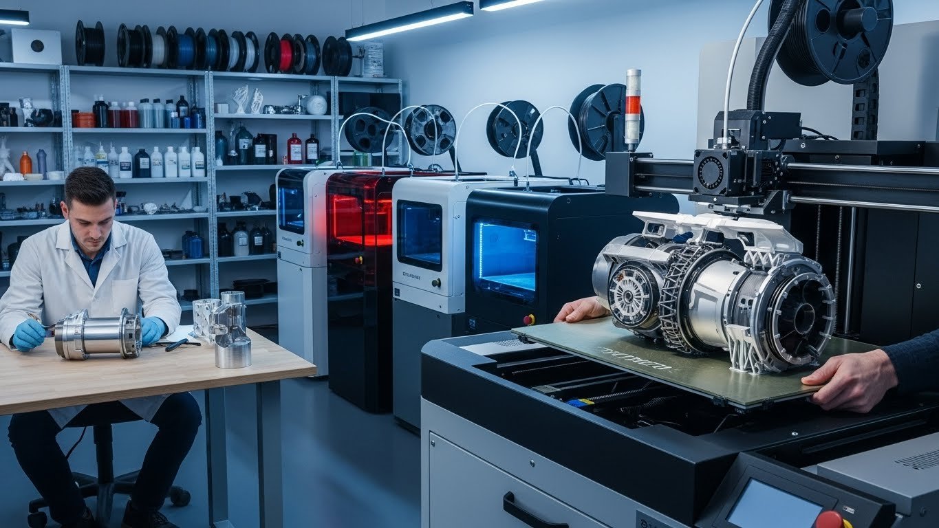 Обслуживание 3d принтеров для индивидуального производства