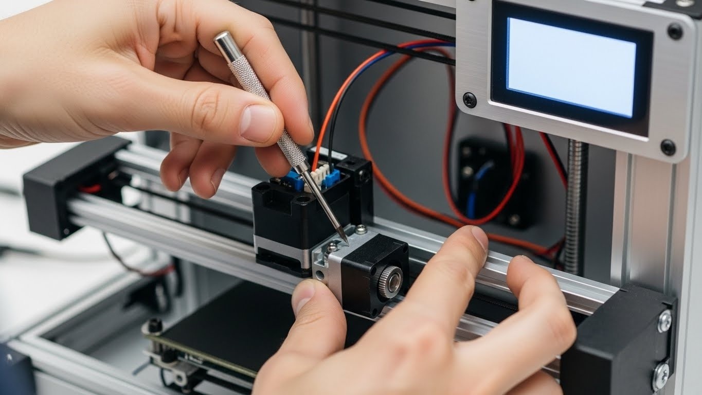 Ремонт 3d принтеров для экономичных моделей с базовыми функциями