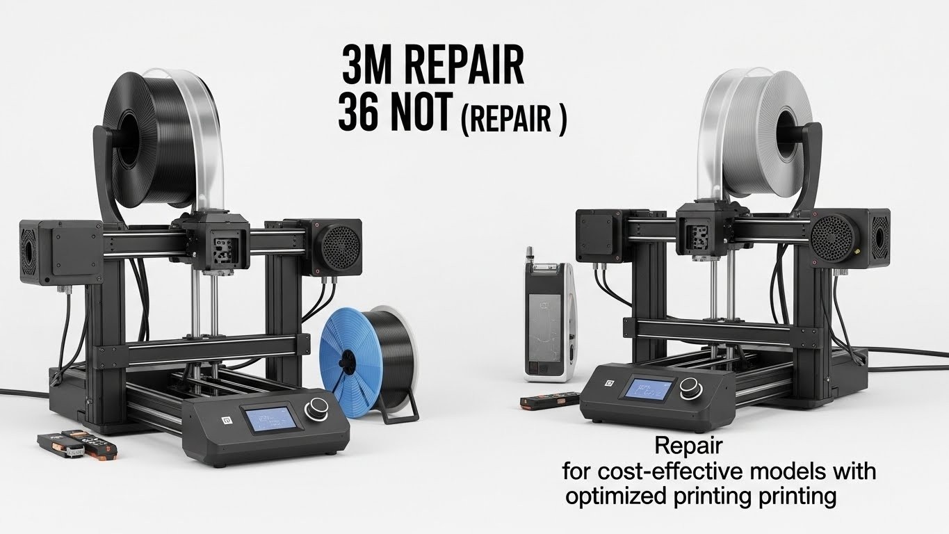 Ремонт 3d принтеров для экономичных моделей с оптимизированной печатью