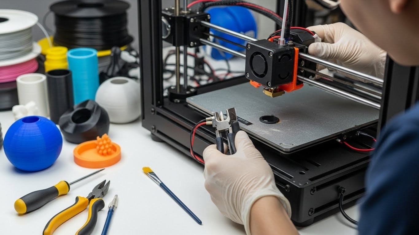 Ремонт 3D принтеров с улучшенной совместимостью материалов