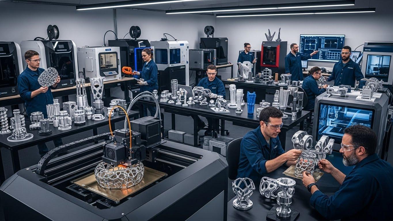 Обслуживание 3D-принтеров для специализированных деталей