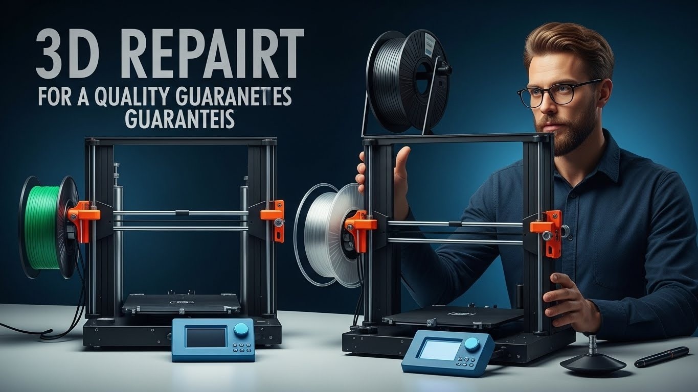 Ремонт 3D принтеров с гарантией качества для всех типов моделей