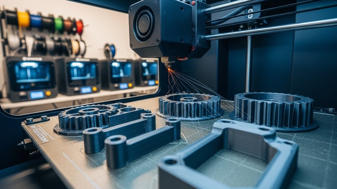 Обслуживание 3d принтеров для стандартных промышленных деталей