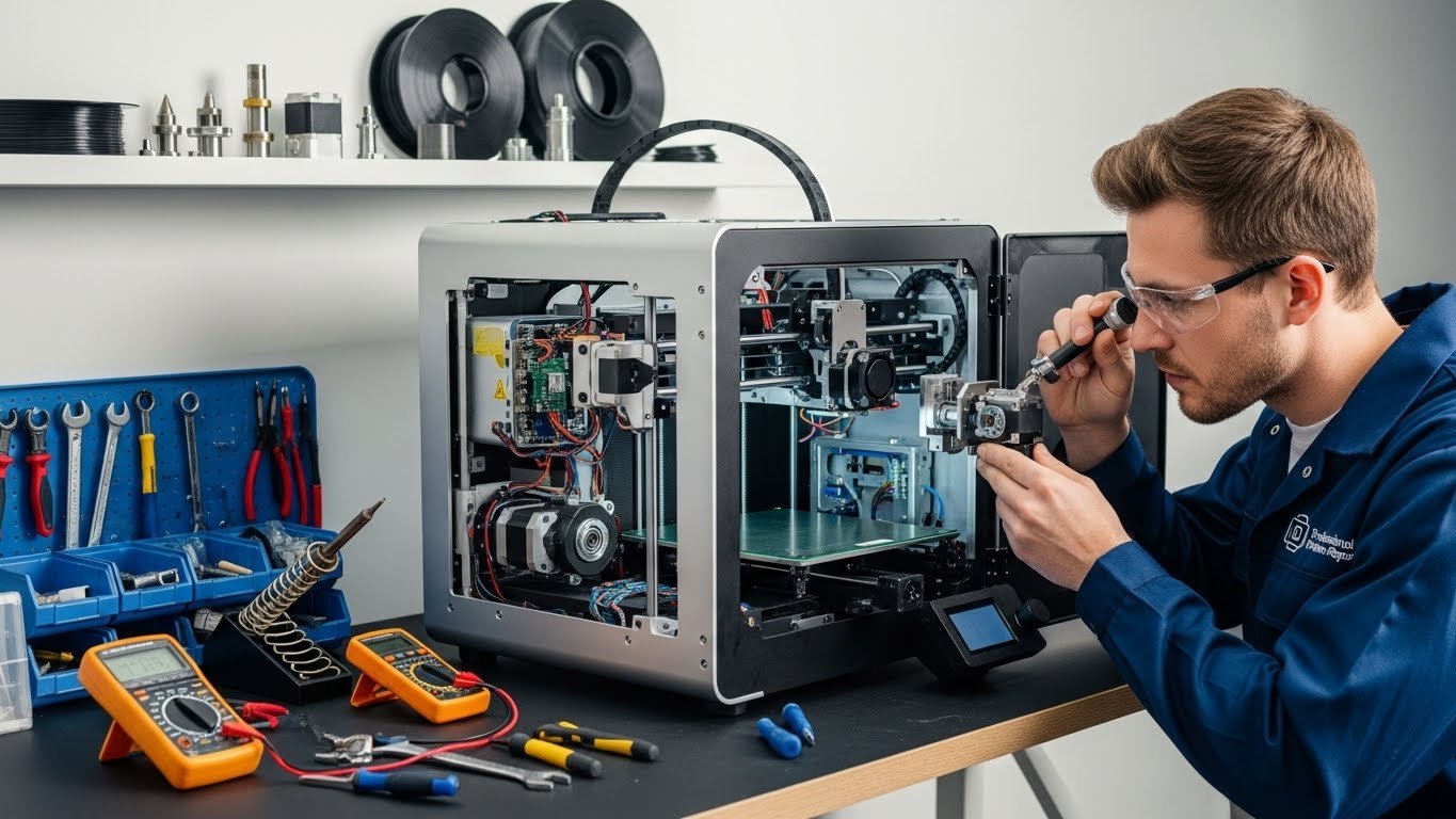 Ремонт 3D принтеров с гарантией качества для профессиональных устройств