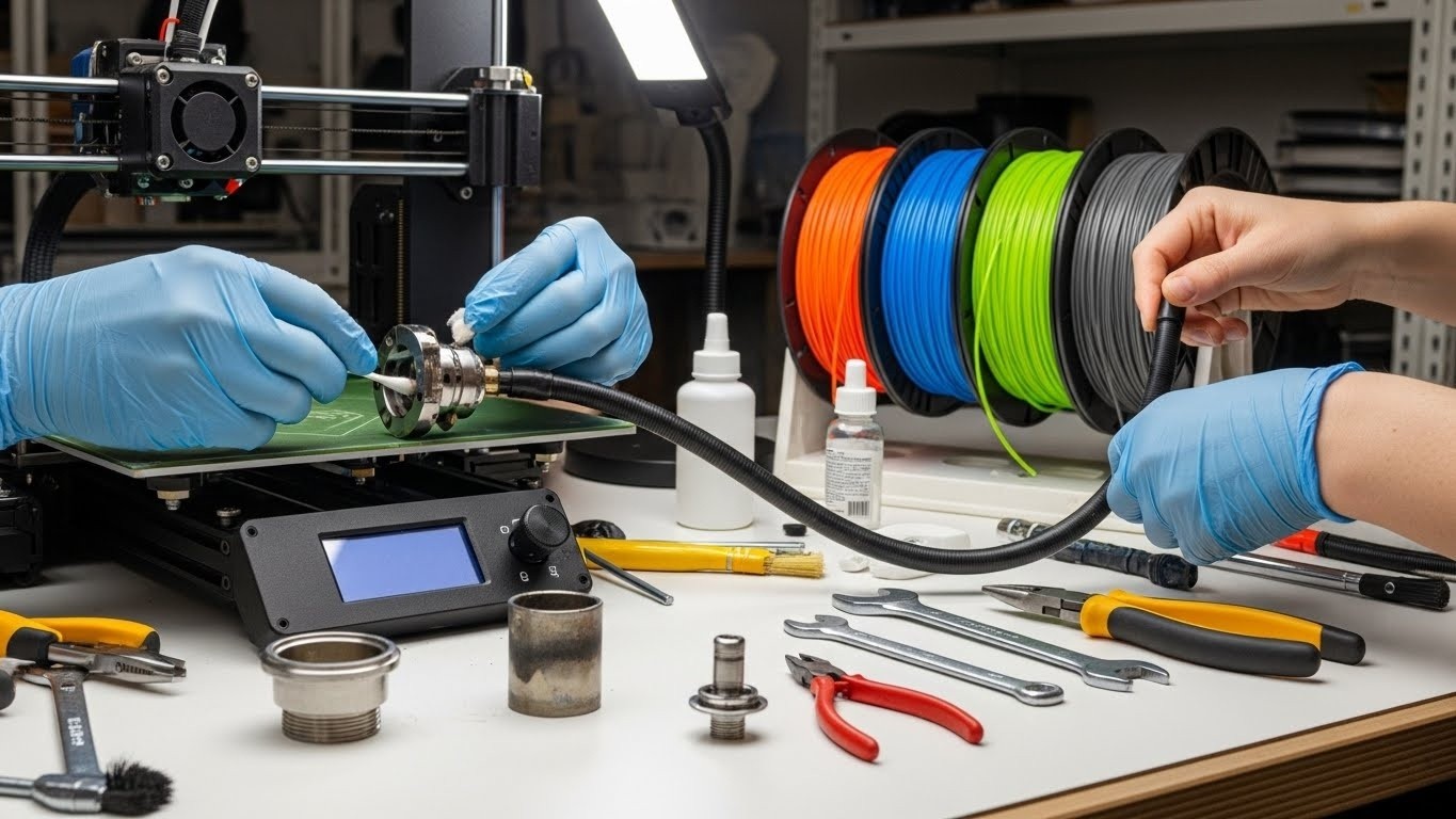 Обслуживание 3d принтеров для гибких материалов