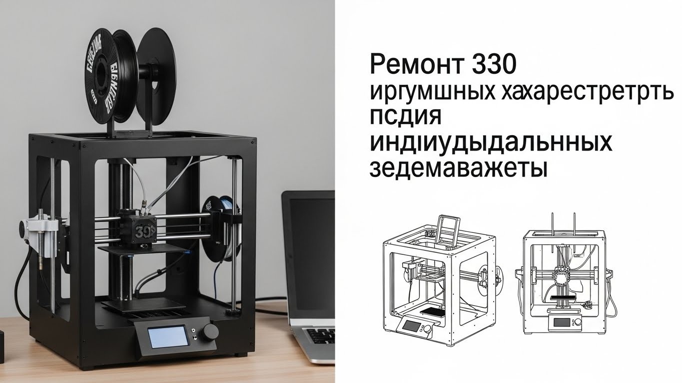 Ремонт 3d принтеров с улучшенными характеристиками по индивидуальным запросам