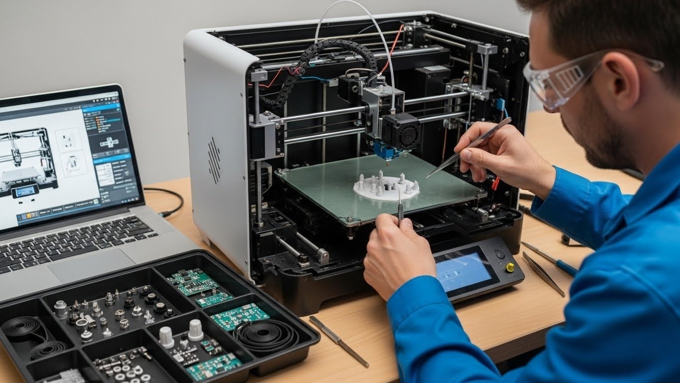 Ремонт 3D принтеров с восстановлением заводских стандартов