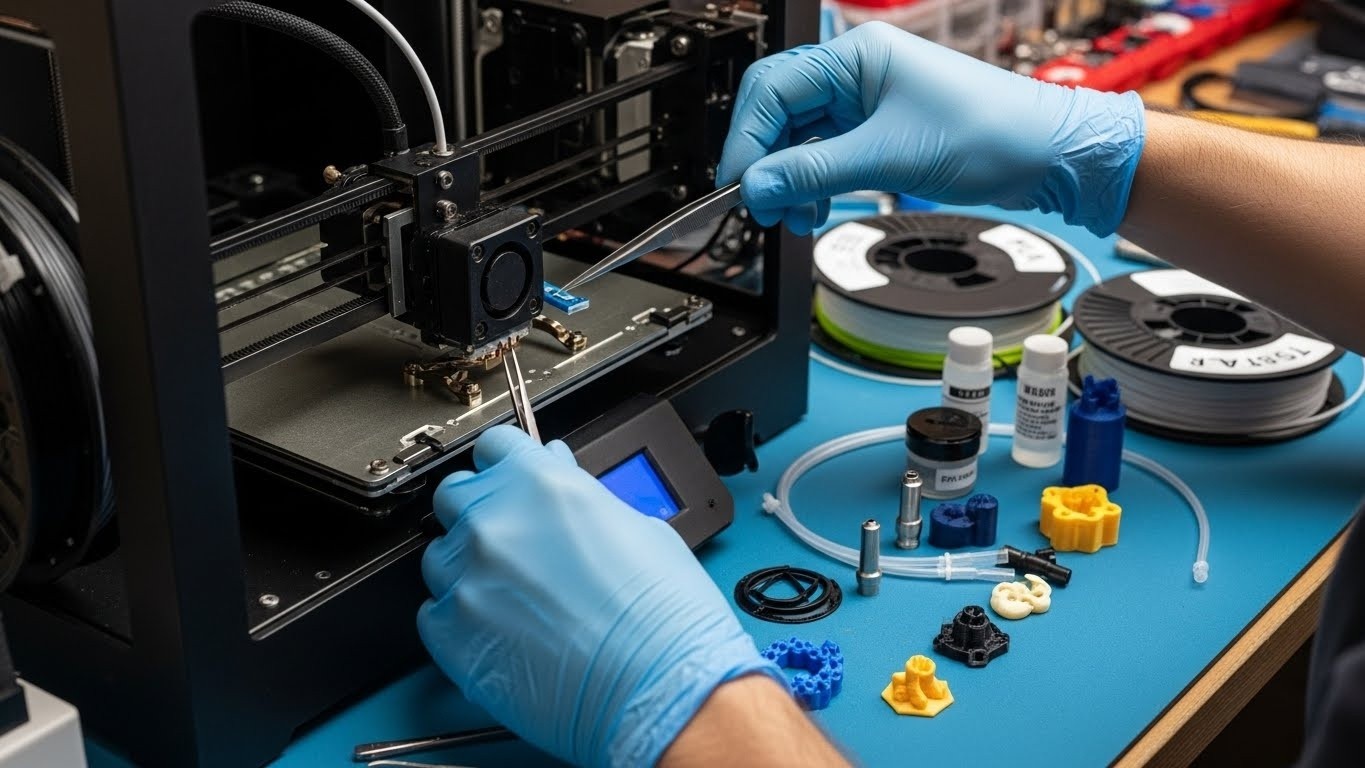 Ремонт 3d принтеров по материалу