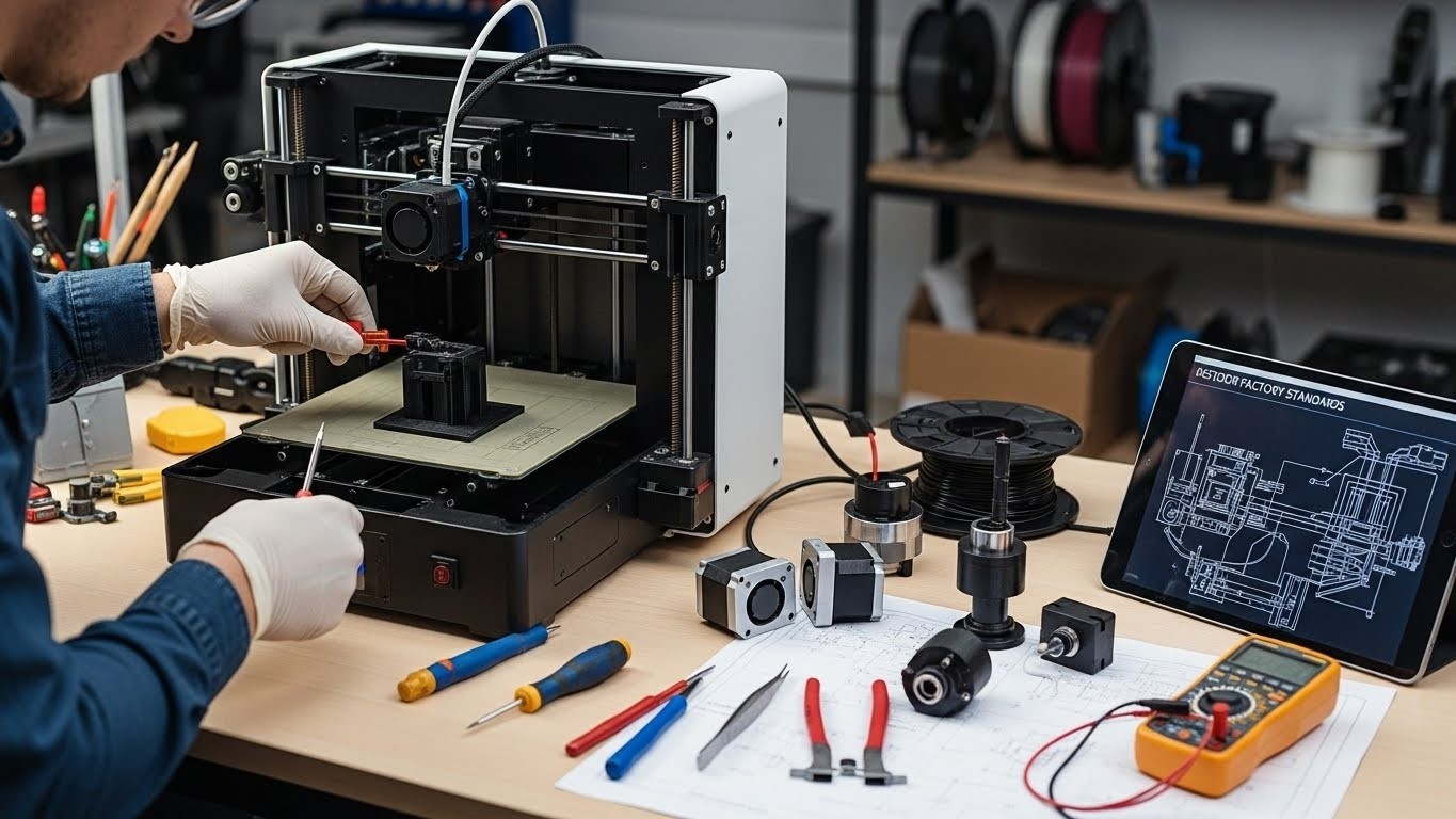 Ремонт 3d принтеров с восстановлением заводских стандартов для точных моделей