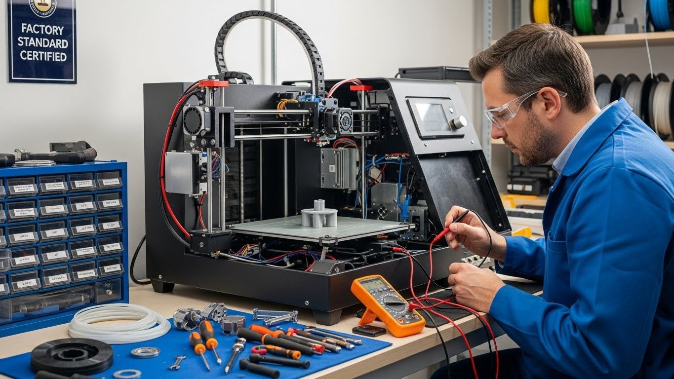 Ремонт 3D принтеров с восстановлением заводских стандартов и сертификацией