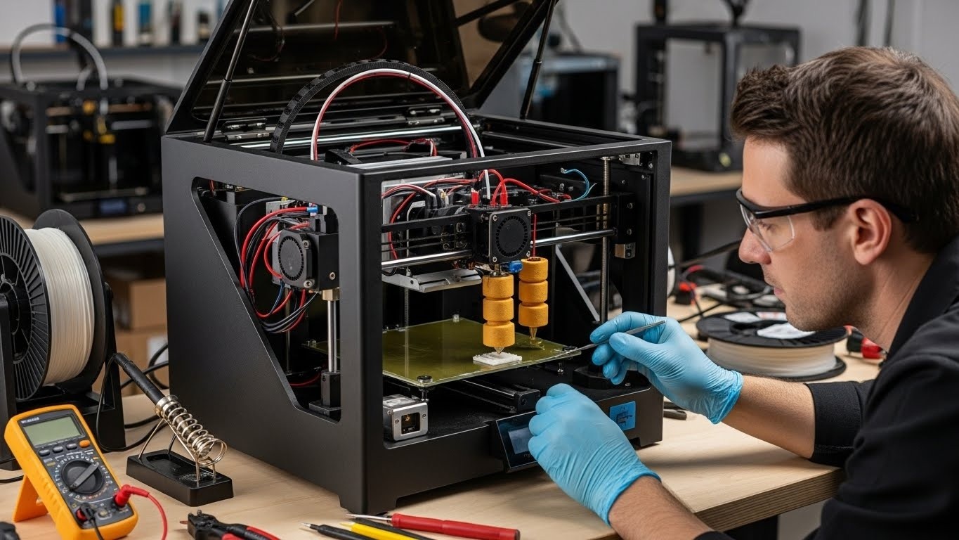 Ремонт системы нагрева 3D принтера для высокотемпературных материалов