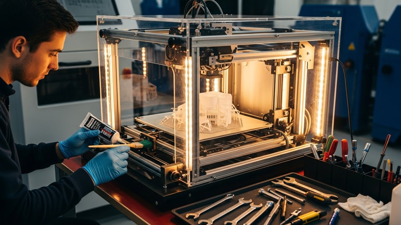 Обслуживание 3D-принтеров для крупных кубических моделей