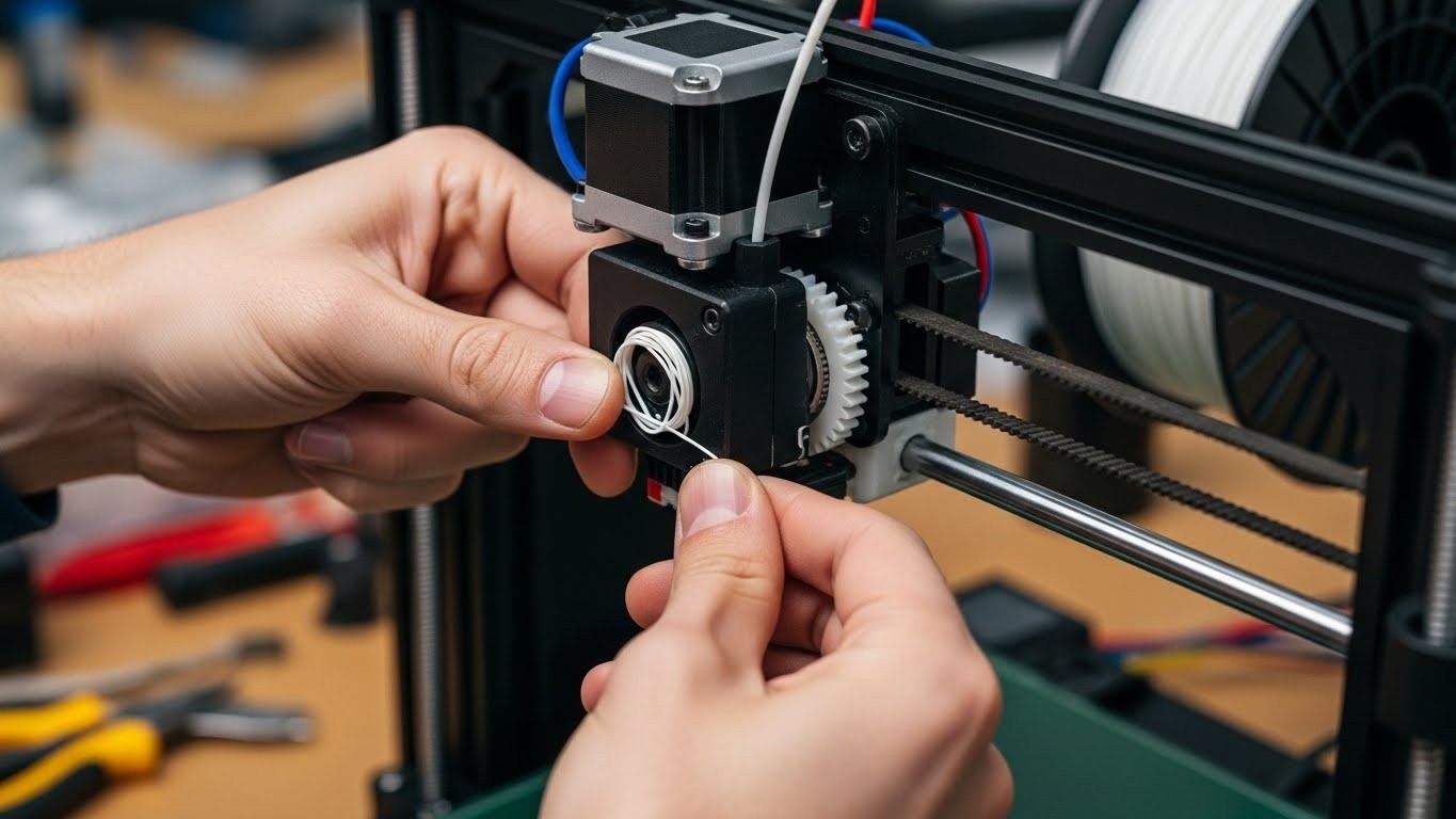 Ремонт фидера 3D принтера