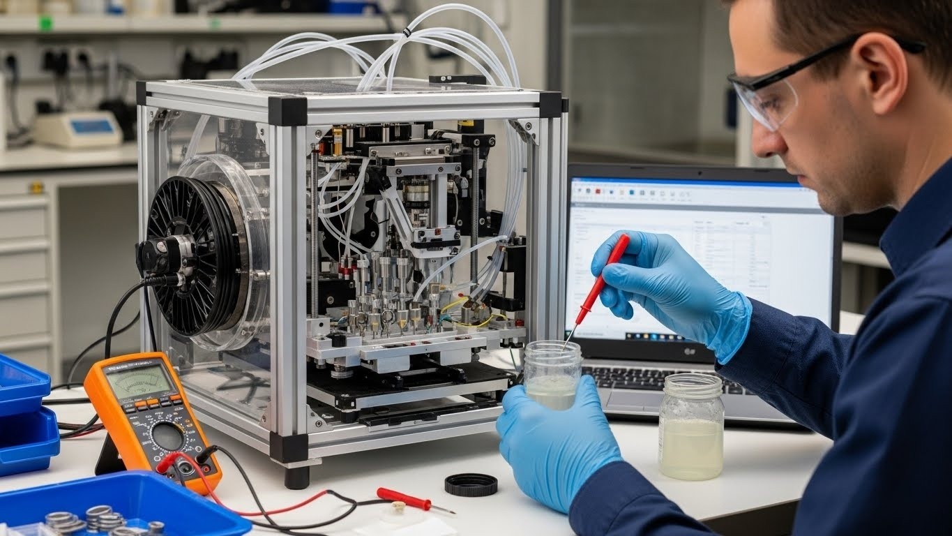 Ремонт и калибровка 3D принтеров для жидких материалов