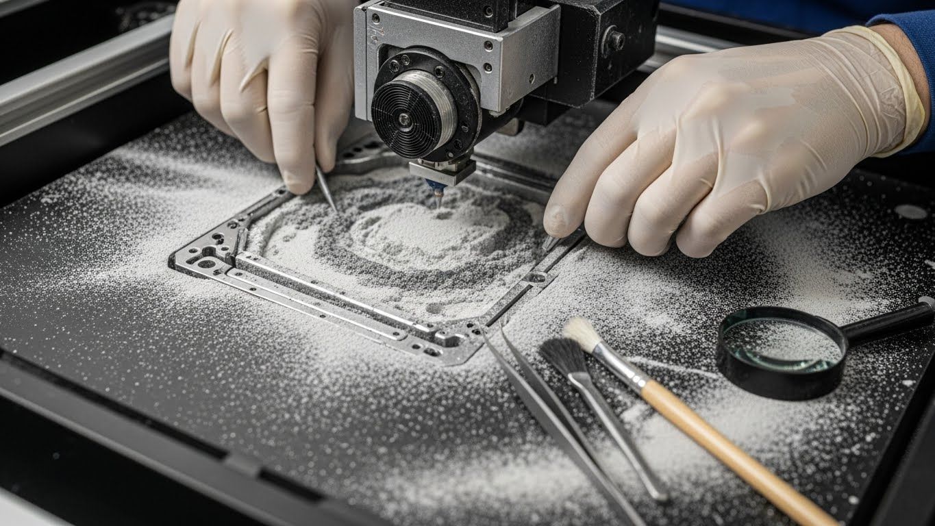 Ремонт и оптимизация подачи порошковых материалов