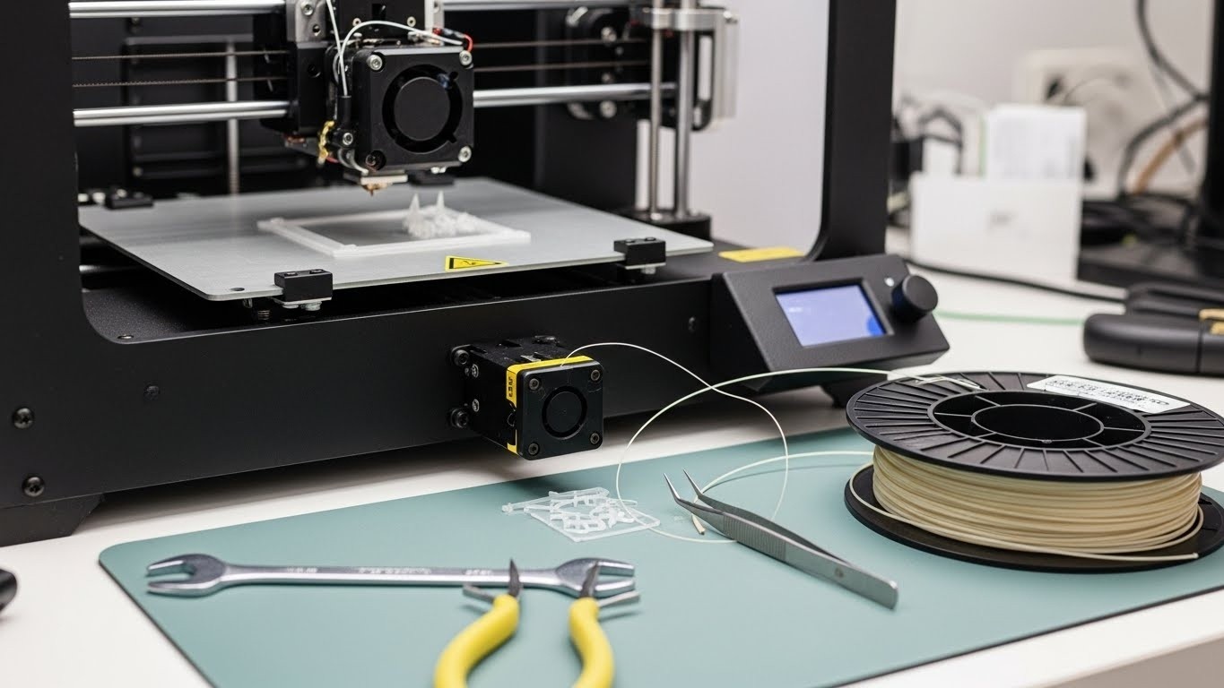 Обслуживание 3D-принтеров для малых сферических моделей