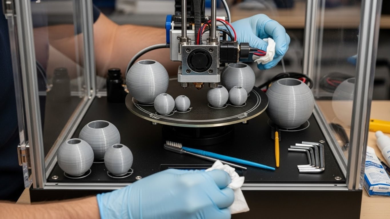 Обслуживание 3d принтеров для средних сферических моделей