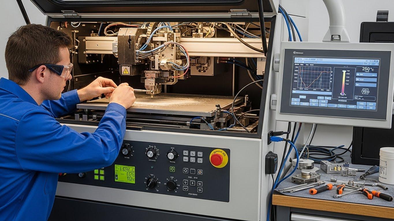 Ремонт 3d принтеров для порошковых материалов с настройкой температуры