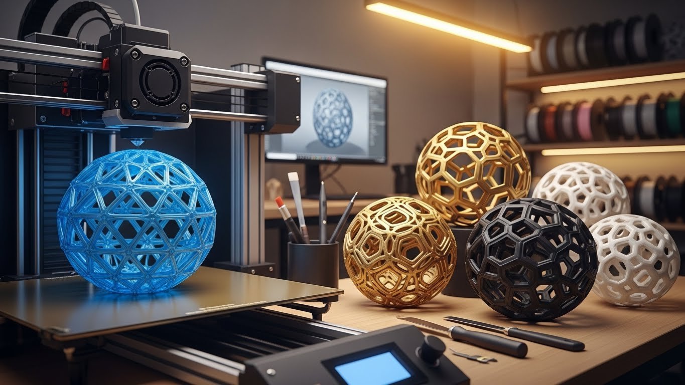 Обслуживание 3d принтеров для декоративных сферических изделий