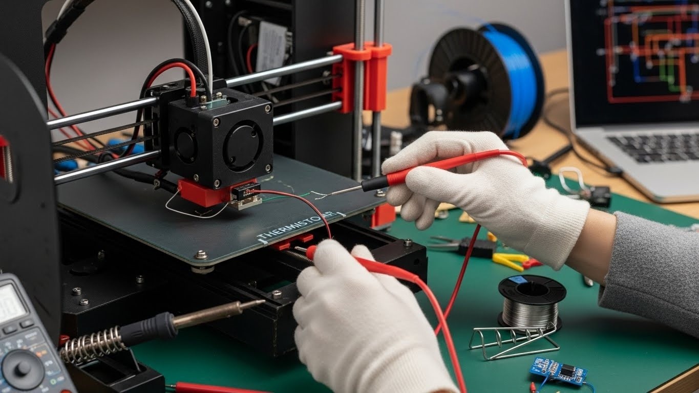 Ремонт терморегуляции 3D принтера для прототипирования