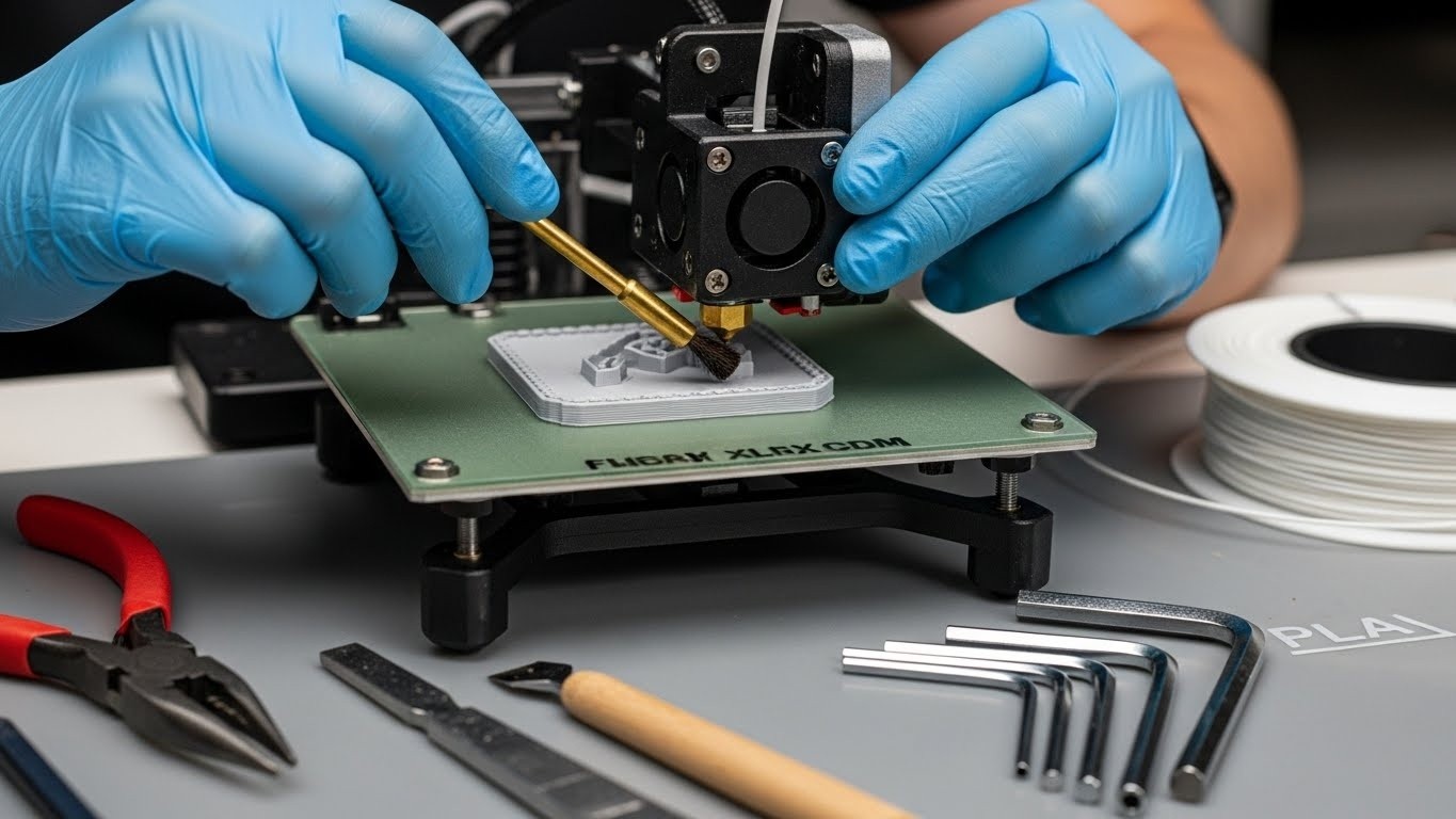 Обслуживание 3d принтеров для малых плоских моделей