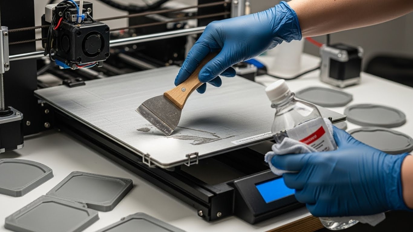 Обслуживание 3d принтеров для средних плоских моделей