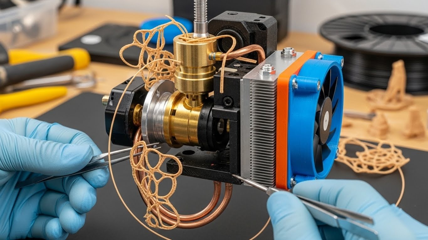 Ремонт 3d принтеров для древесных композитов с улучшением охлаждения