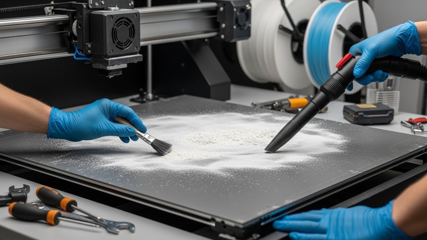 Обслуживание 3d принтеров для крупных плоских моделей