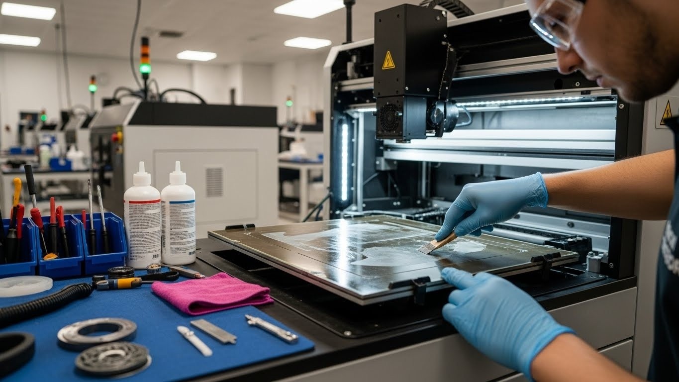 Обслуж


ивание 3D-принтеров для крупных плоских моделей