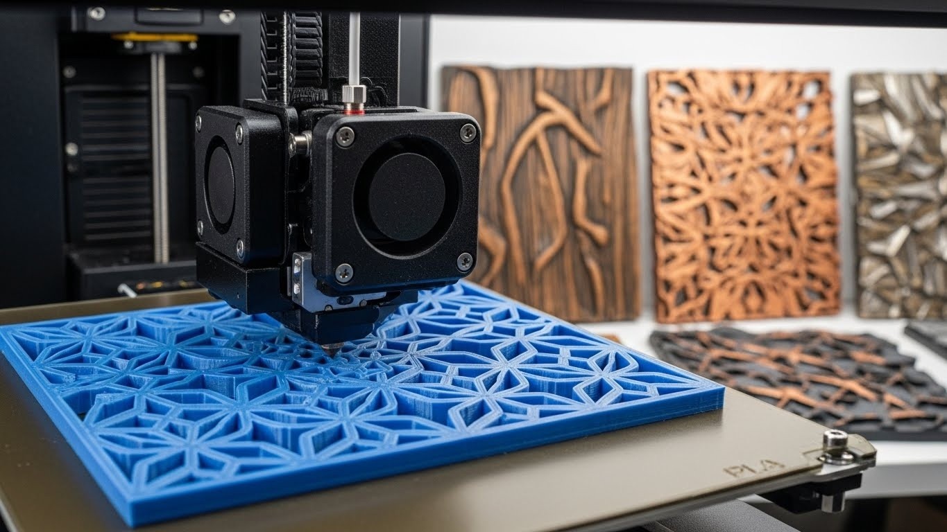 Обслуживание 3D-принтеров для декоративных плоских изделий