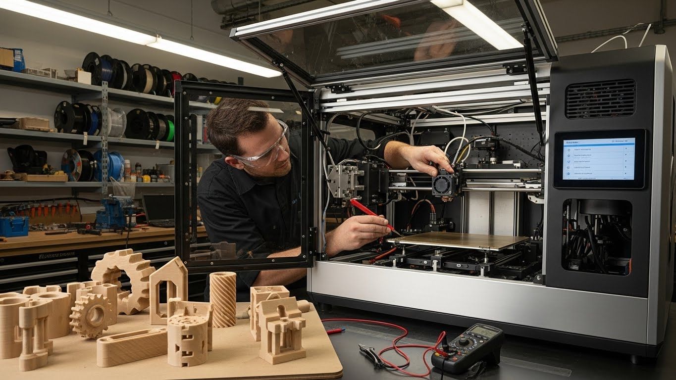 Ремонт 3d принтеров для древесных композитов с повышенной прочностью деталей