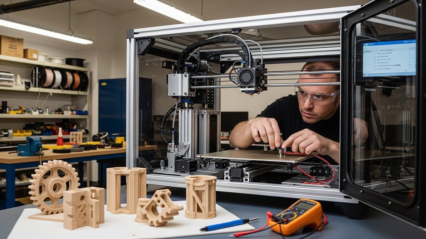 Ремонт 3D принтеров для древесных композитов с повышенной прочностью