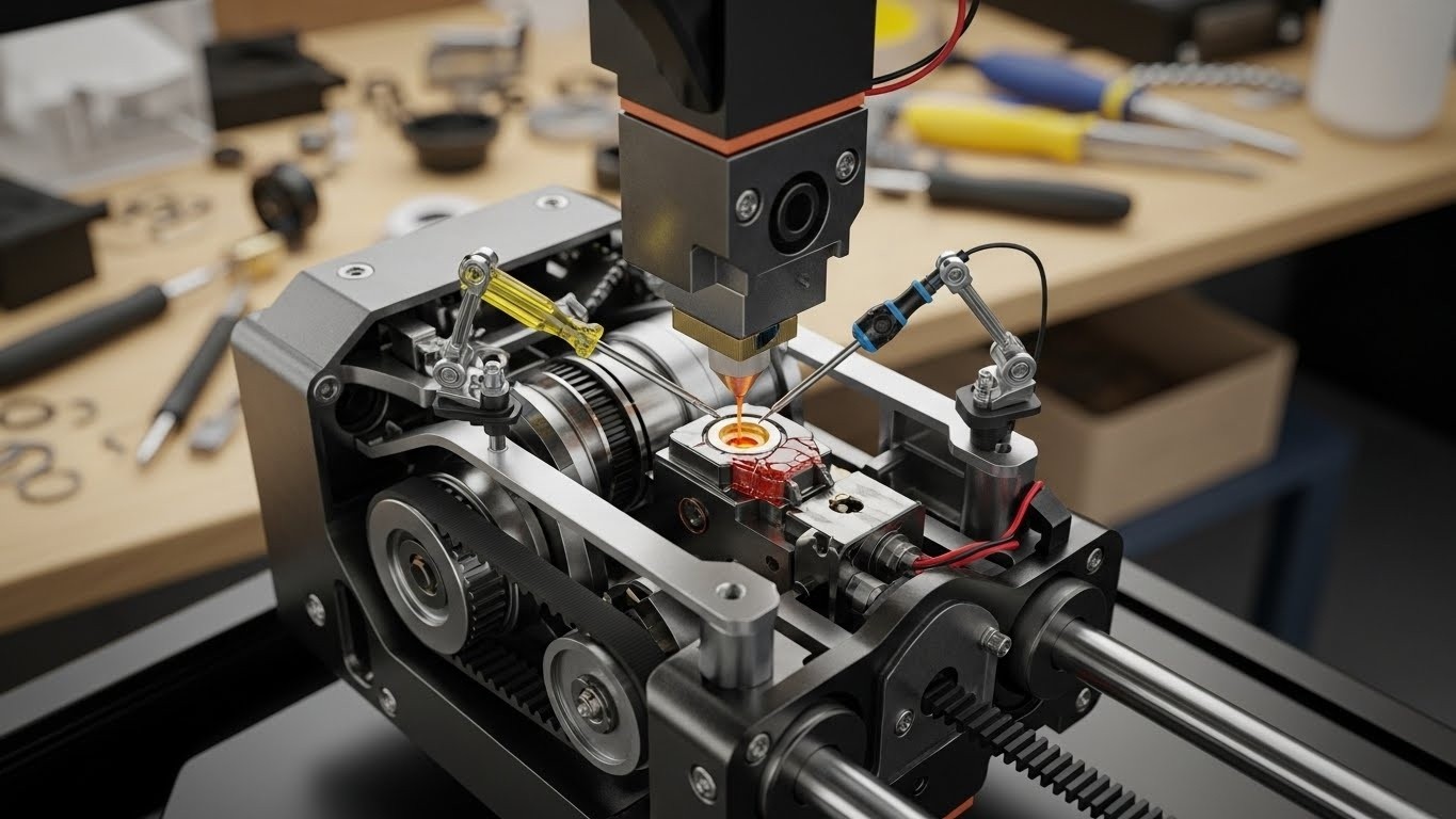 Ремонт 3d принтеров по печатной головке