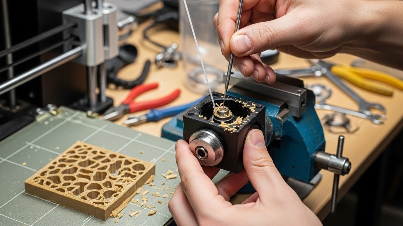 Обслуживание 3d принтеров для моделей с отверстиями и каналами