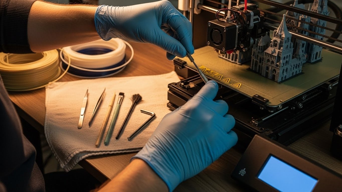 Обслуживание 3D-принтеров для макетов зданий