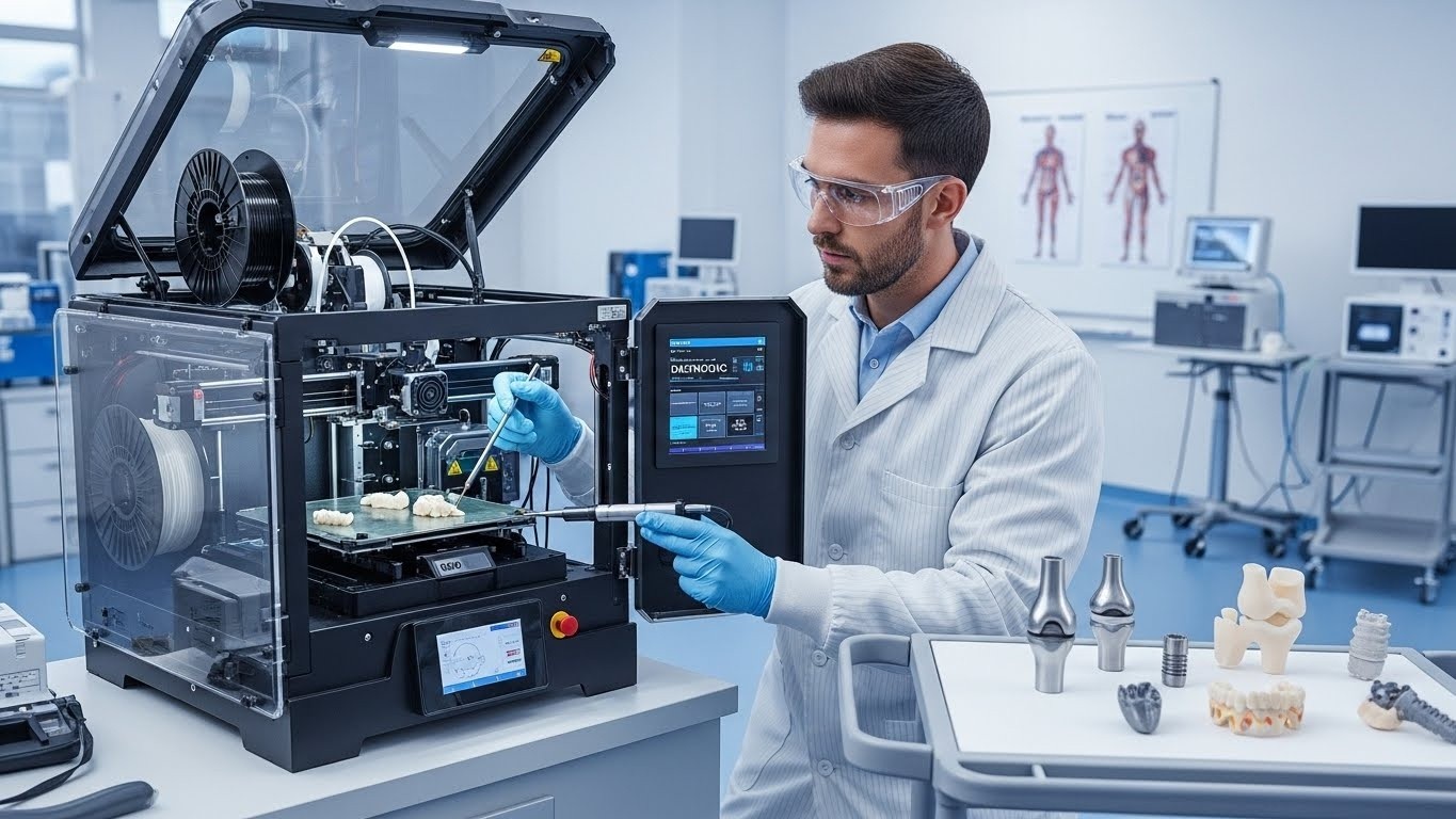 Обслуживание 3d принтеров для медицинской отрасли