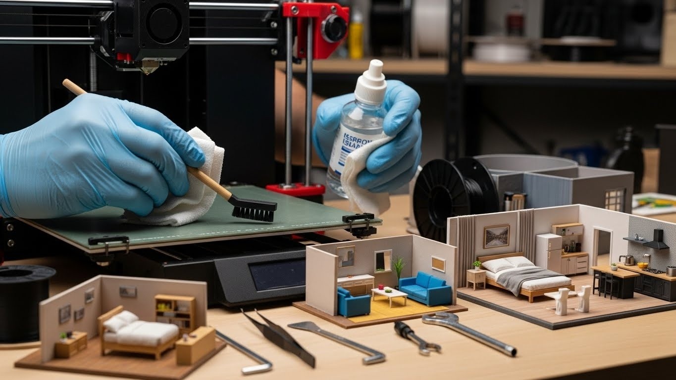 Обслуживание 3d принтеров для интерьерных моделей