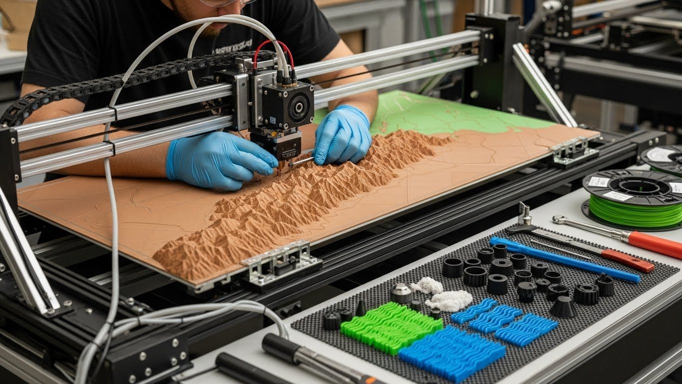 Обслуживание 3d принтеров для ландшафтных проектов