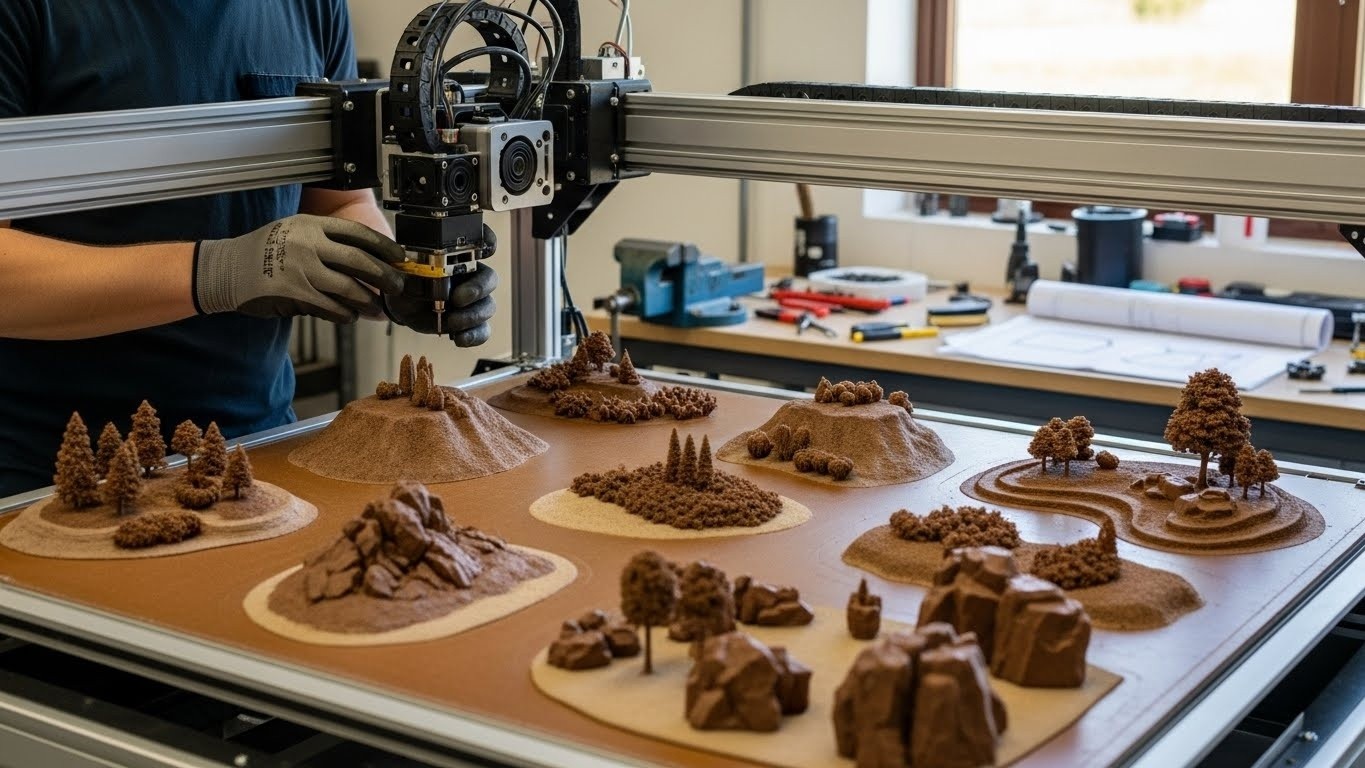 Обслуживание 3D принтеров для ландшафтных проектов