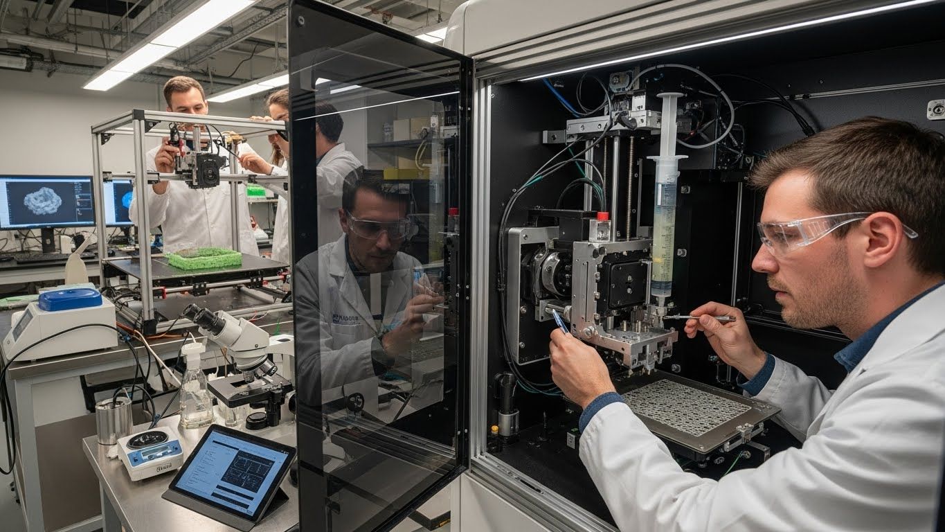 Ремонт 3d принтеров для биоматериалов с повышением скорости печати