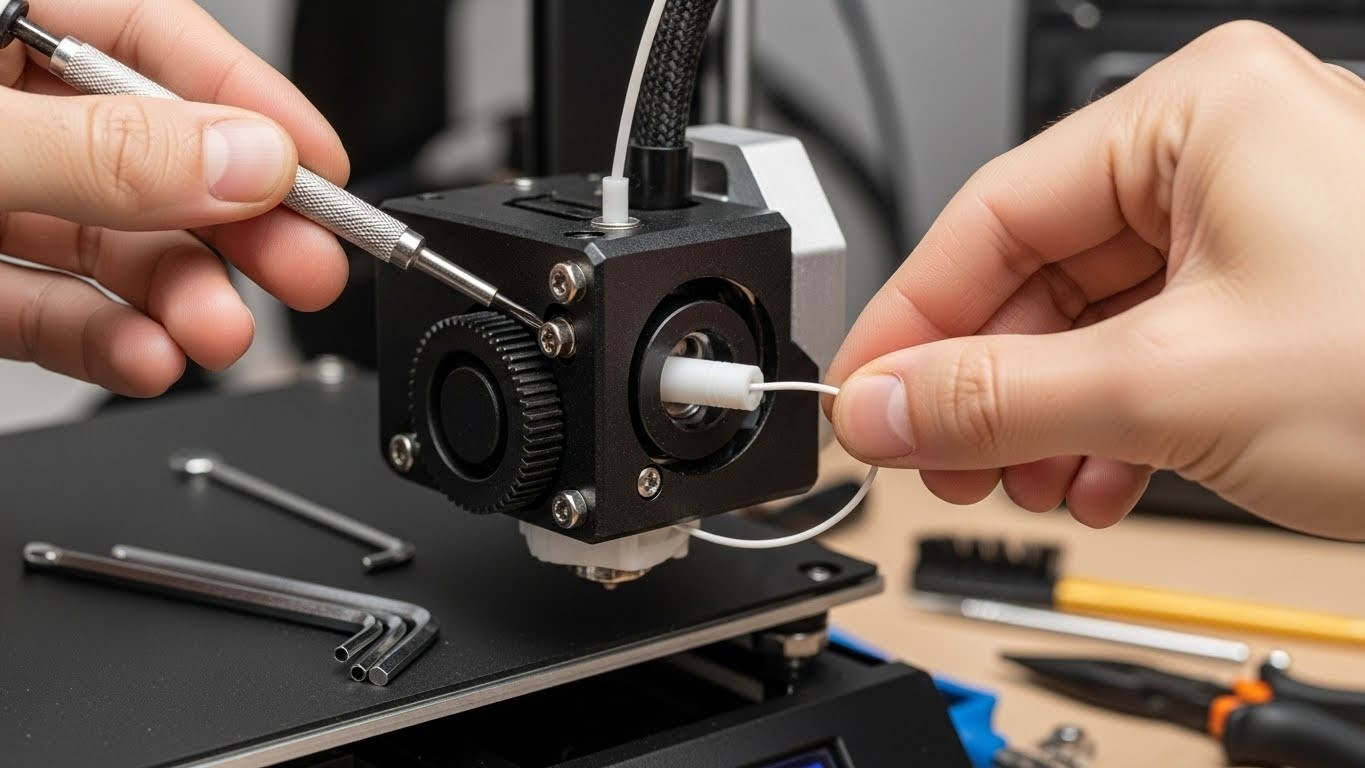 Ремонт 3d принтеров по механизму подачи материала