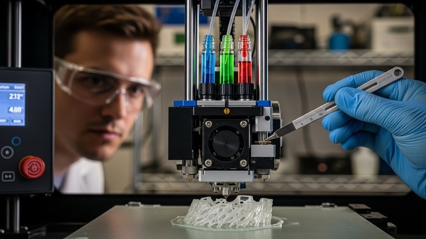 Ремонт 3D принтеров для биоматериалов с калибровкой печатной головы